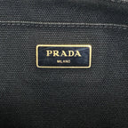 Prada Canapa Mini 2-Way Handbag Canvas — view 6