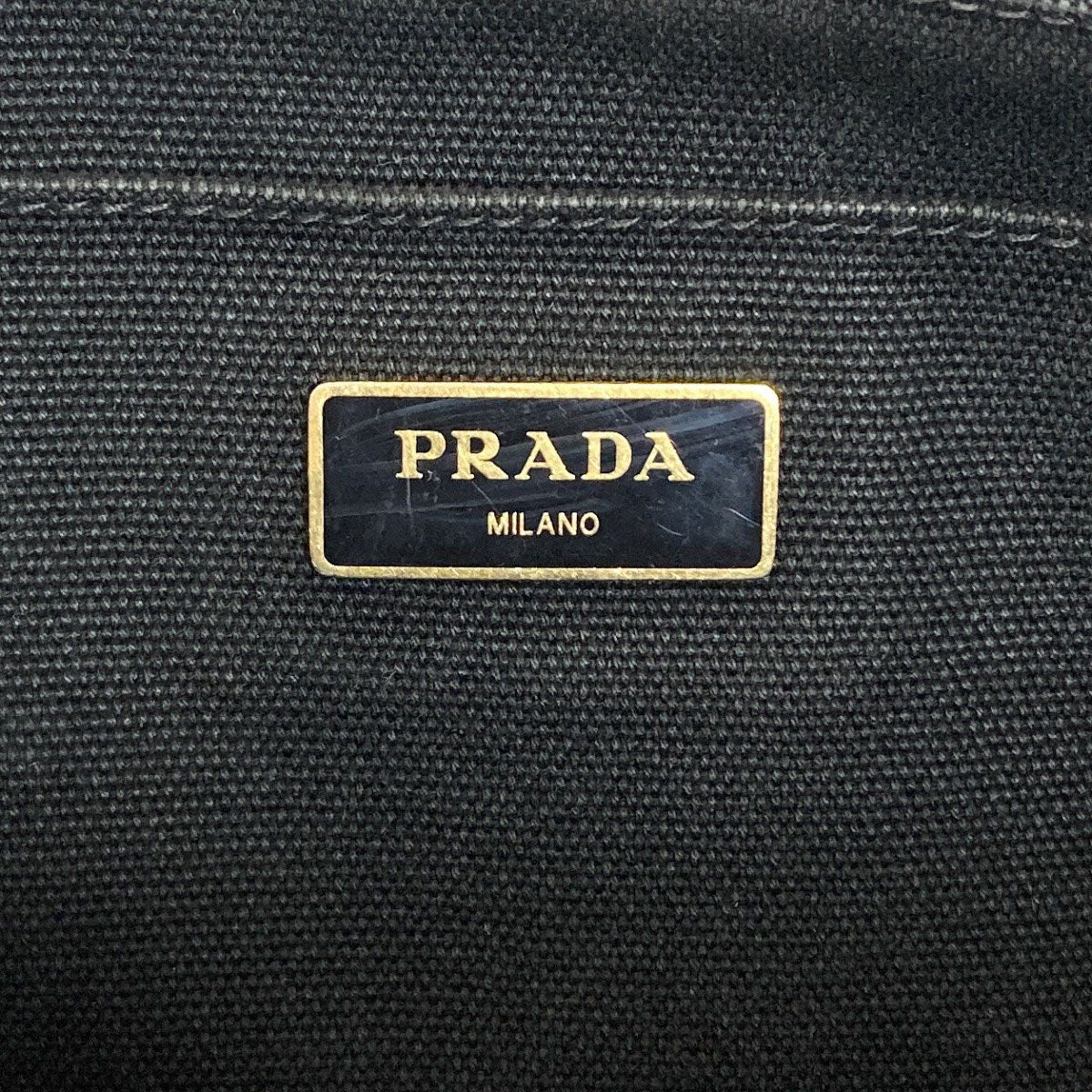 Prada Canapa Mini 2-Way Handbag Canvas — view 6