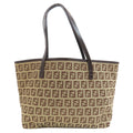 Fendi Zucchino Pattern Handbag Canvas