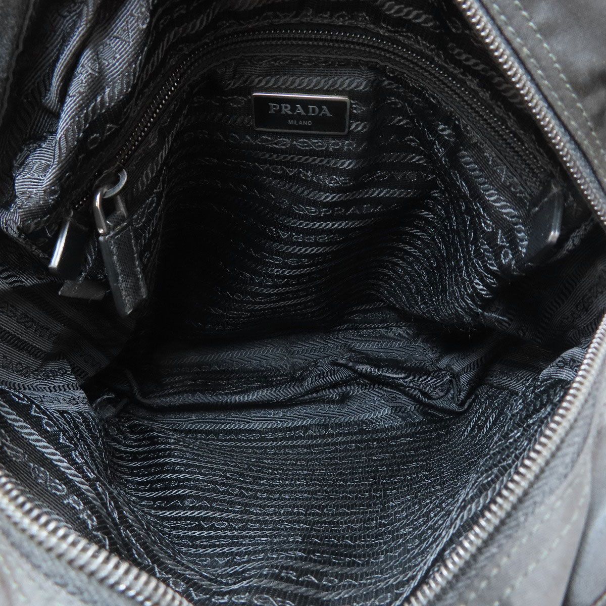 Prada Logo Shoulder Bag Nylon — view 5