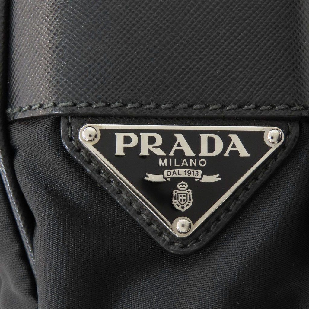 Prada Logo Shoulder Bag Nylon — view 8