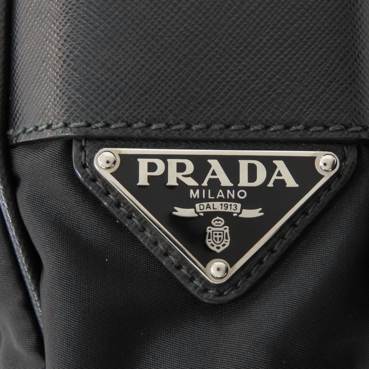 Prada Logo Shoulder Bag Nylon — view 8