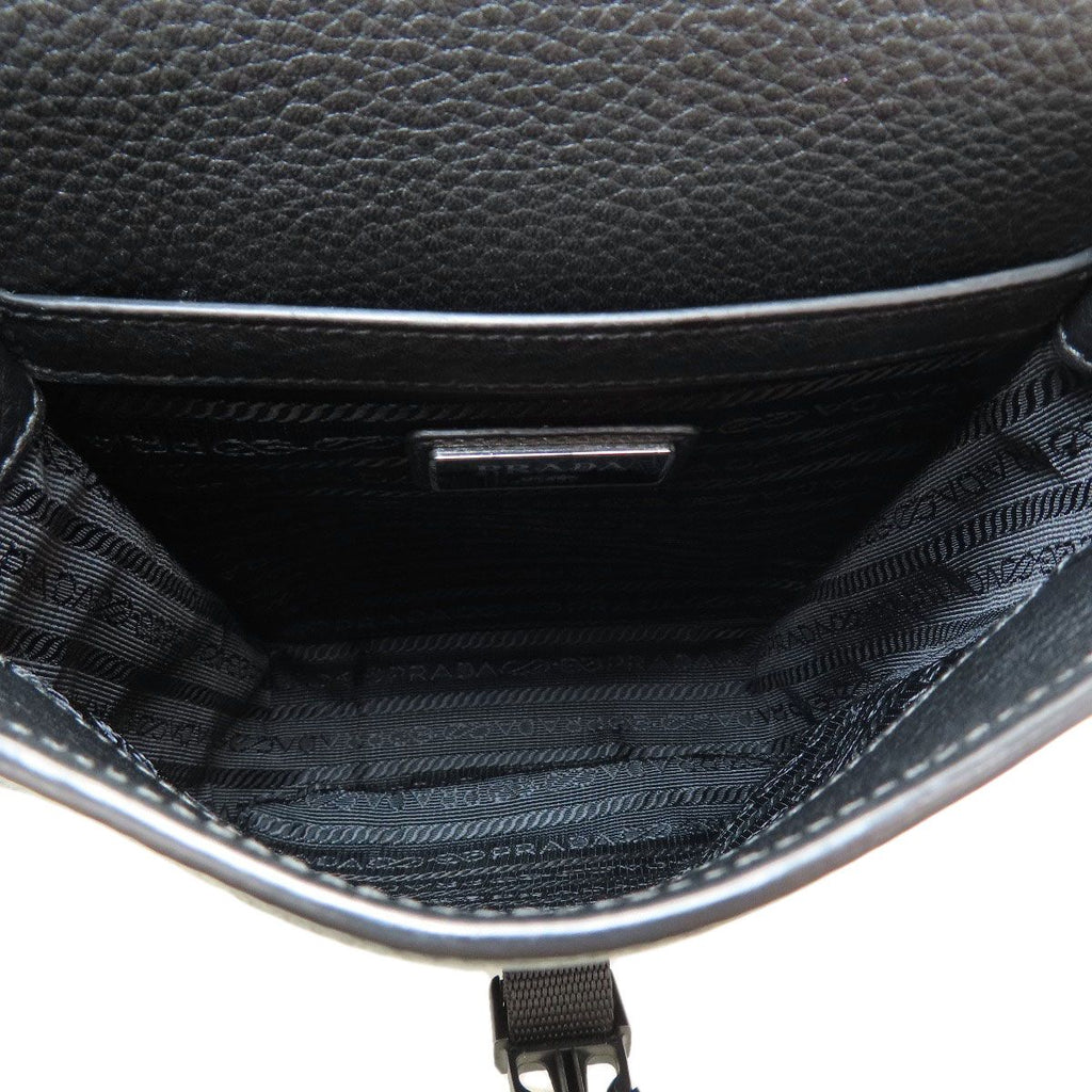 Prada Logo Shoulder Bag Calf — view 5