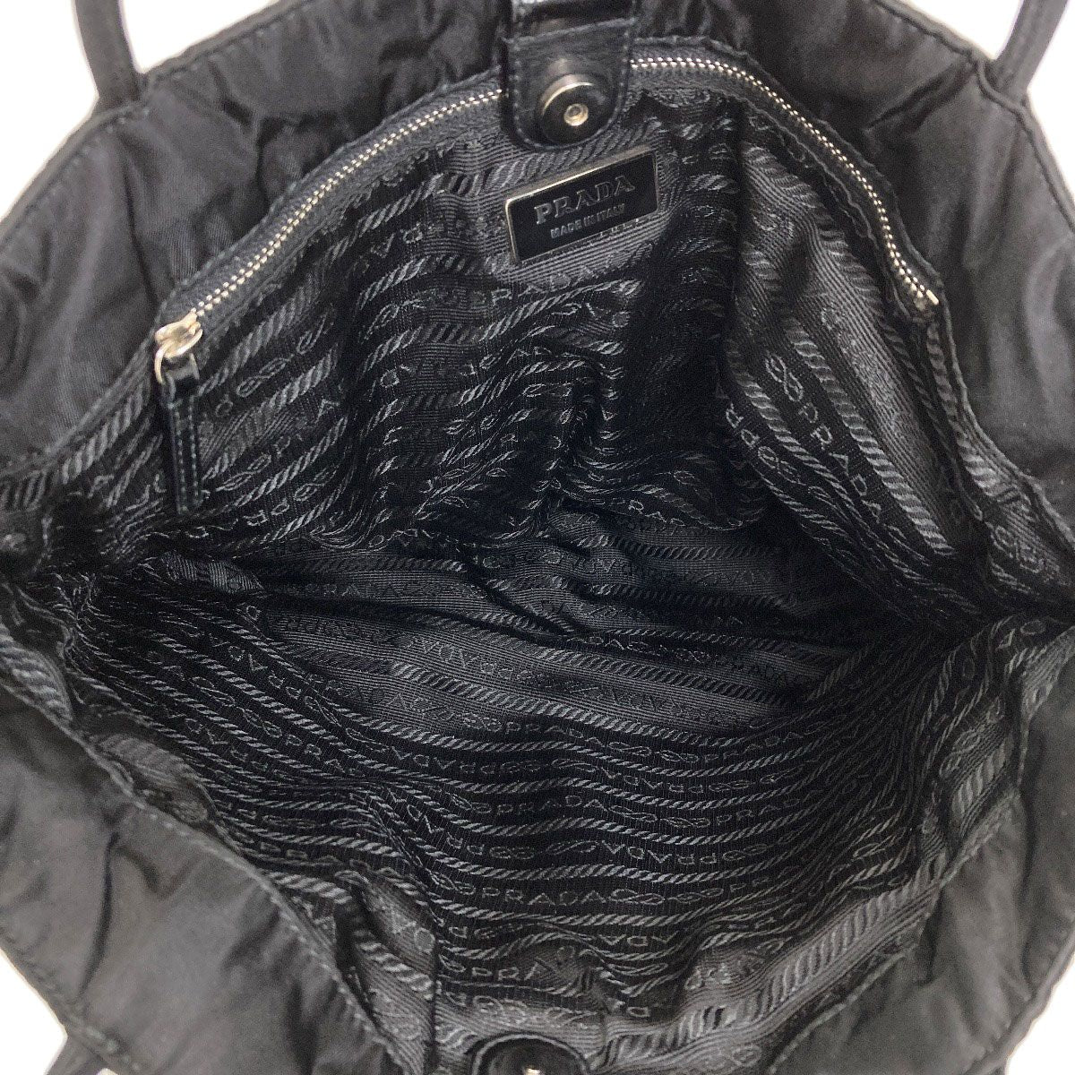Prada Logo Handbag Nylon — view 5