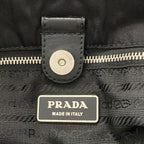 Prada Logo Handbag Nylon — view 6