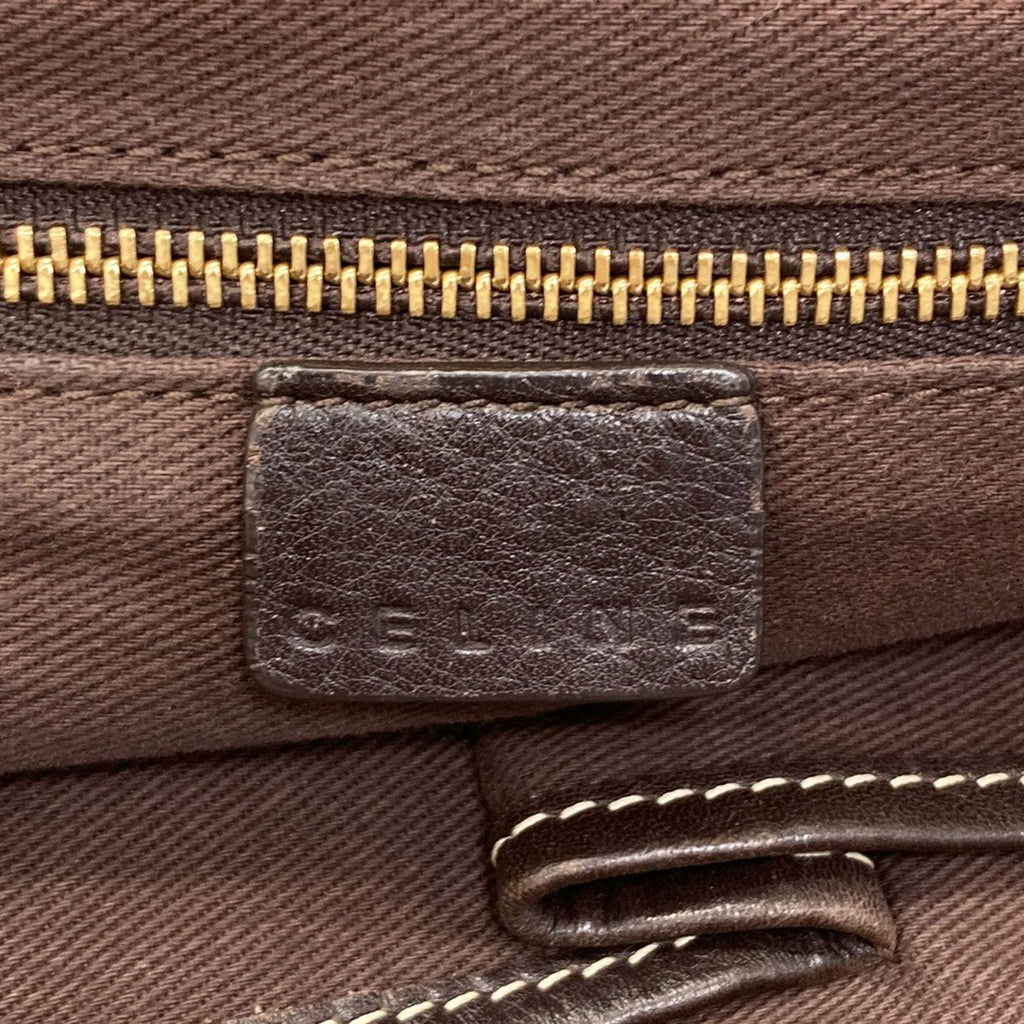 Celine Macadam Shoulder Bag Canvas — view 6