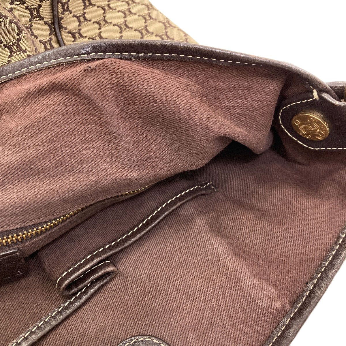 Celine Macadam Shoulder Bag Canvas — view 7