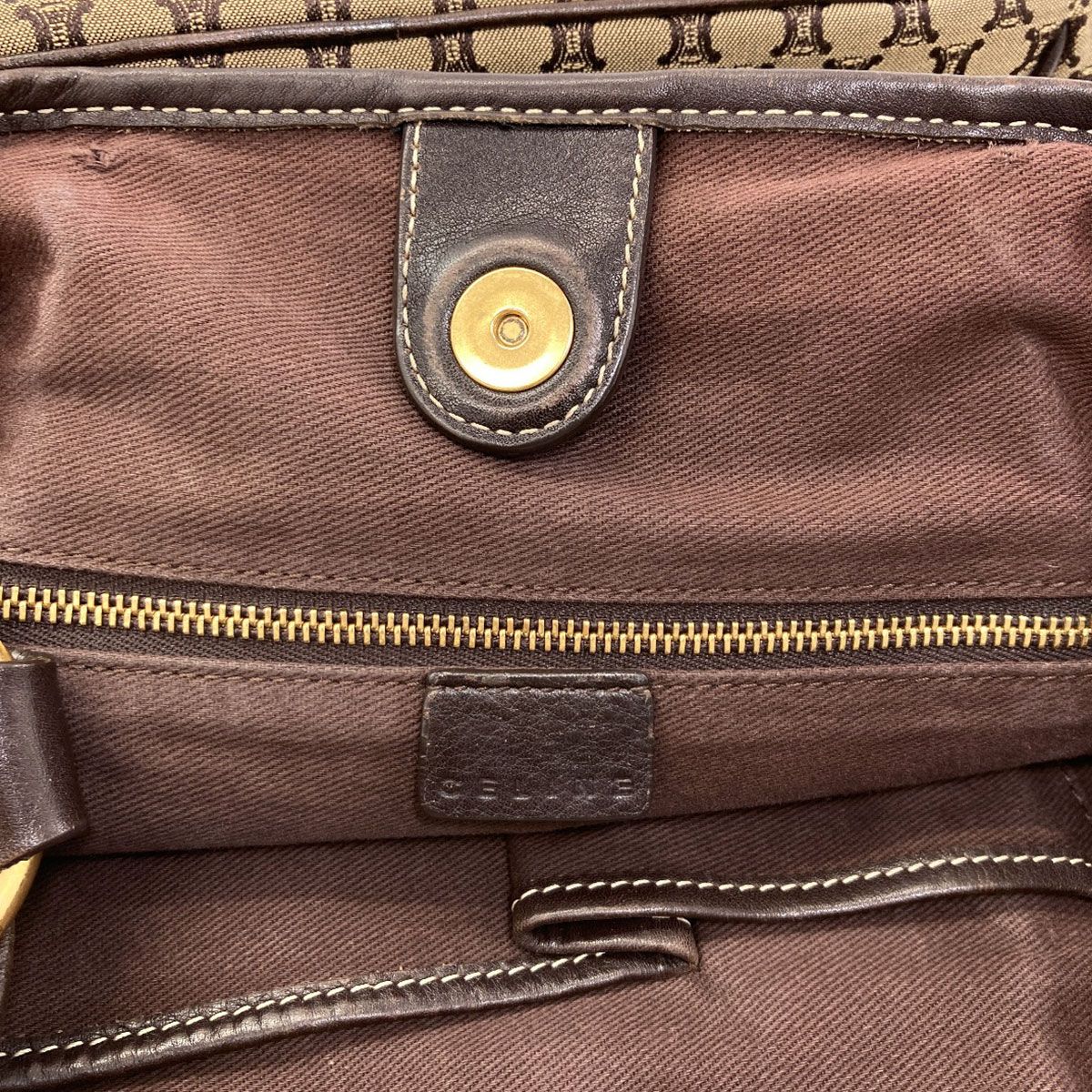 Celine Macadam Shoulder Bag Canvas — view 8
