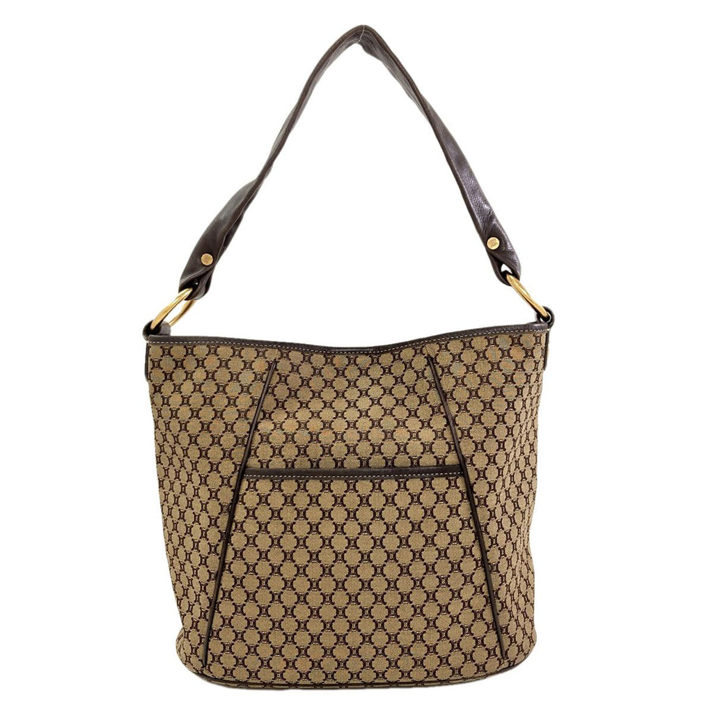 Celine Macadam Shoulder Bag Canvas