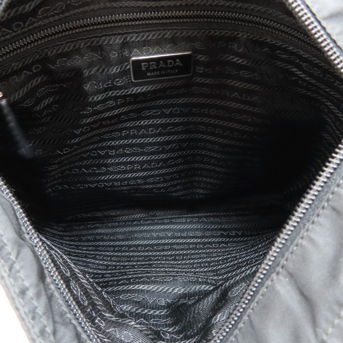 Prada Logo Shoulder Bag Nylon — view 5