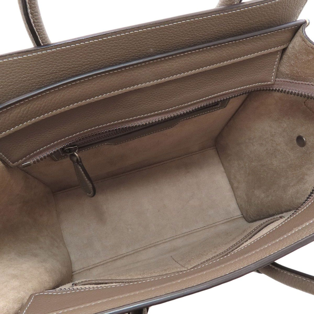 Celine Luggage Micro Handbag Calf — view 5