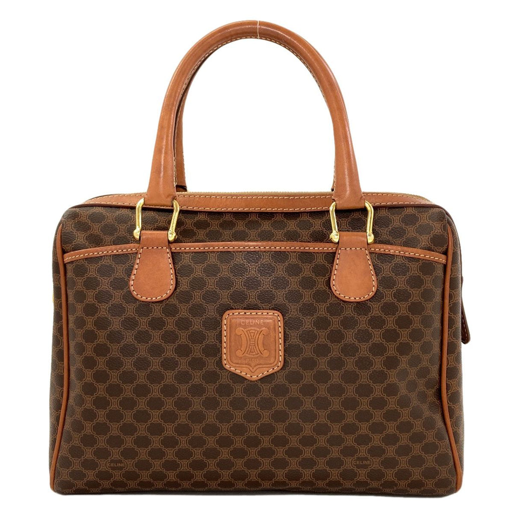 Celine Macadam Handbag Brown
