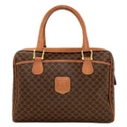 Celine Macadam Handbag Brown
