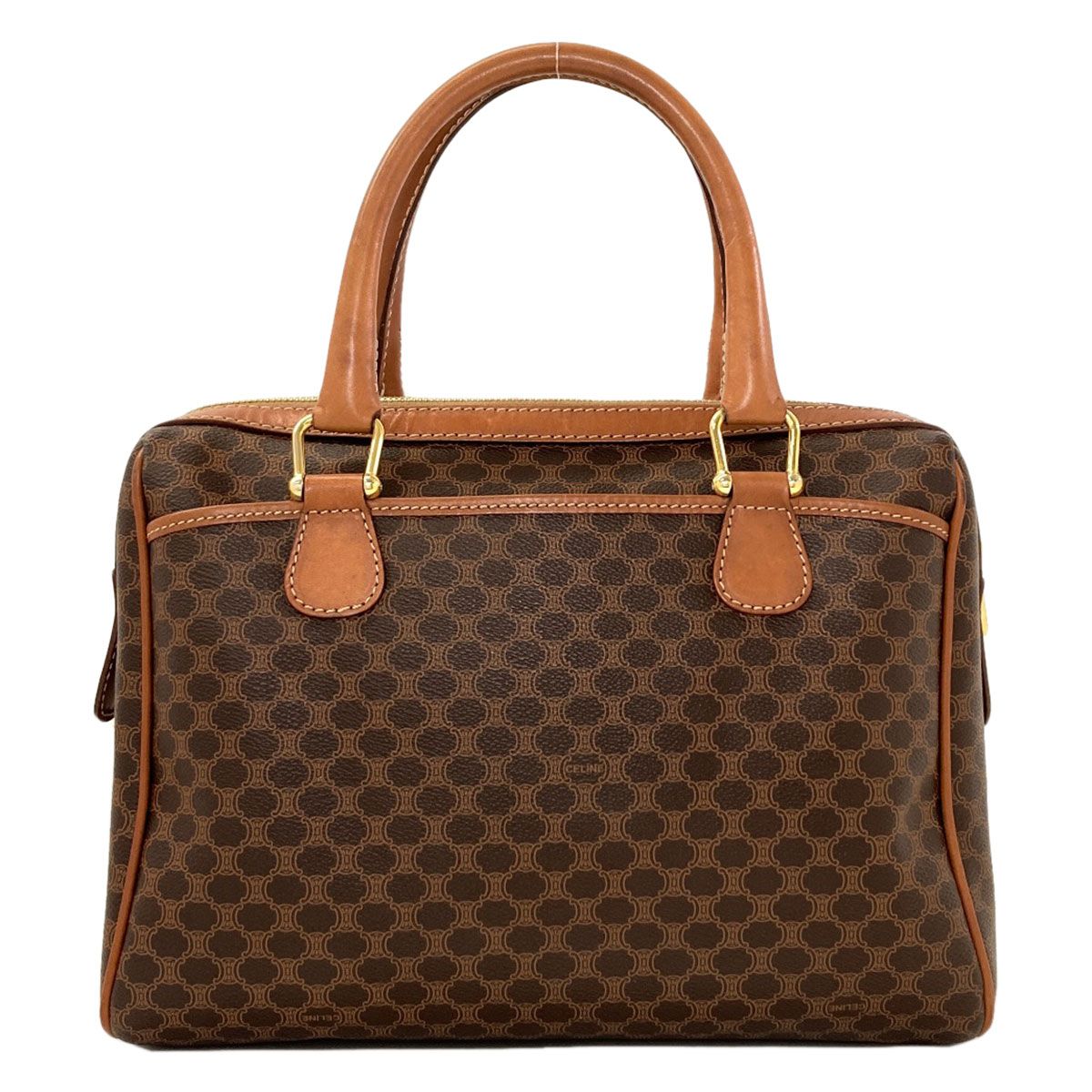 Celine Macadam Handbag Brown — view 2