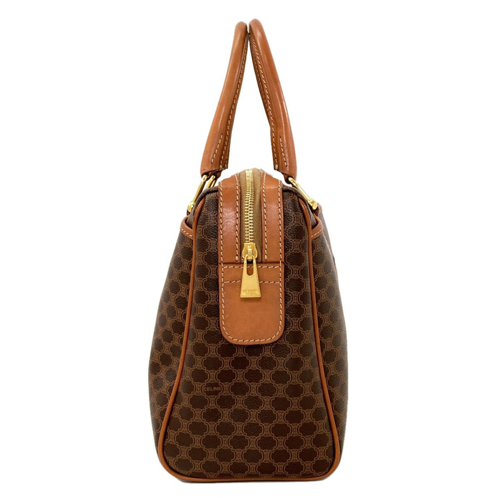 Celine Macadam Handbag Brown — view 3