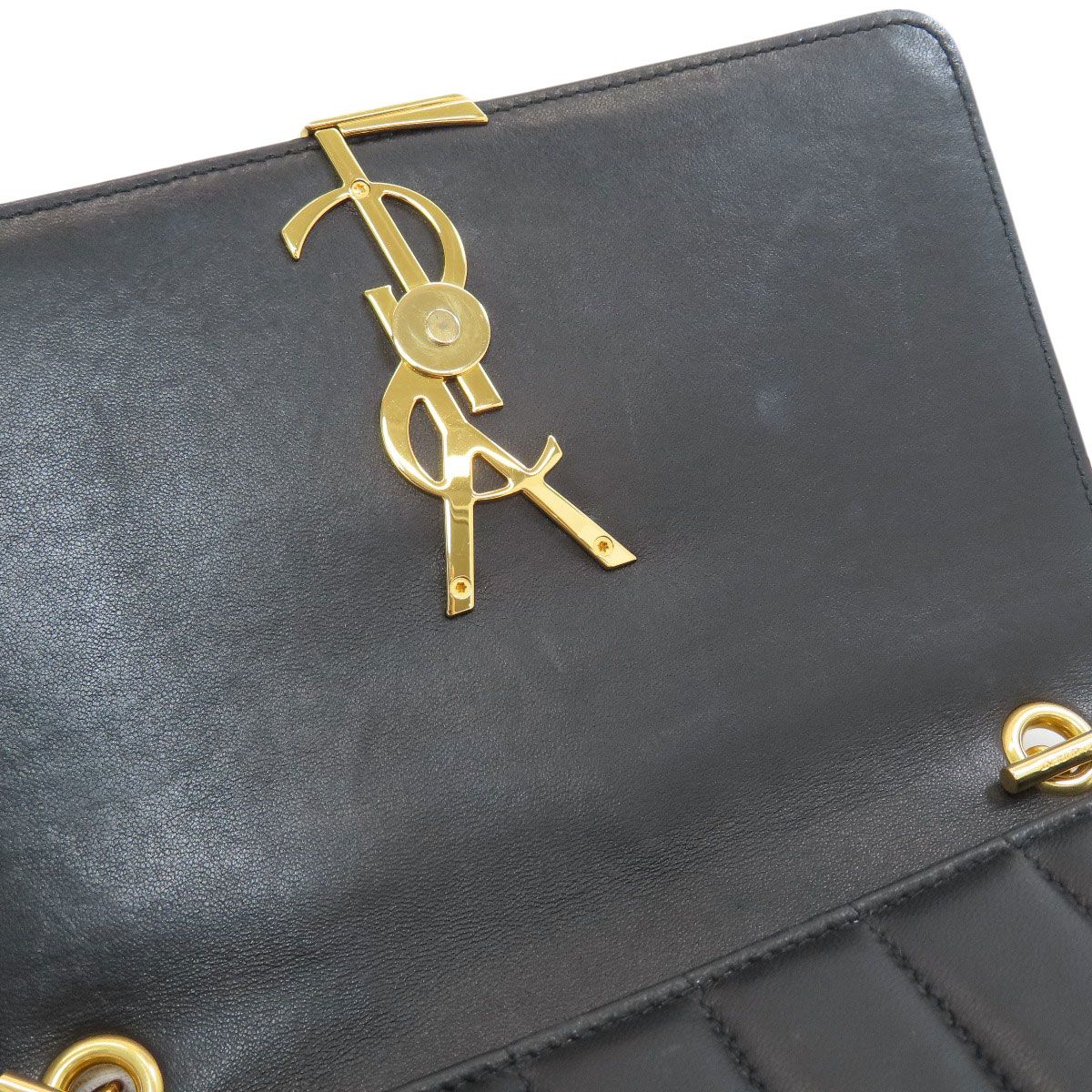 Saint Laurent Chain Shoulder Bag Calf — view 7