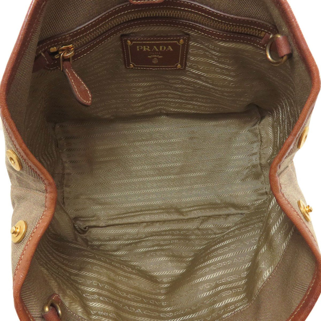 Prada Fiocco 2-Way Handbag Canvas — view 5