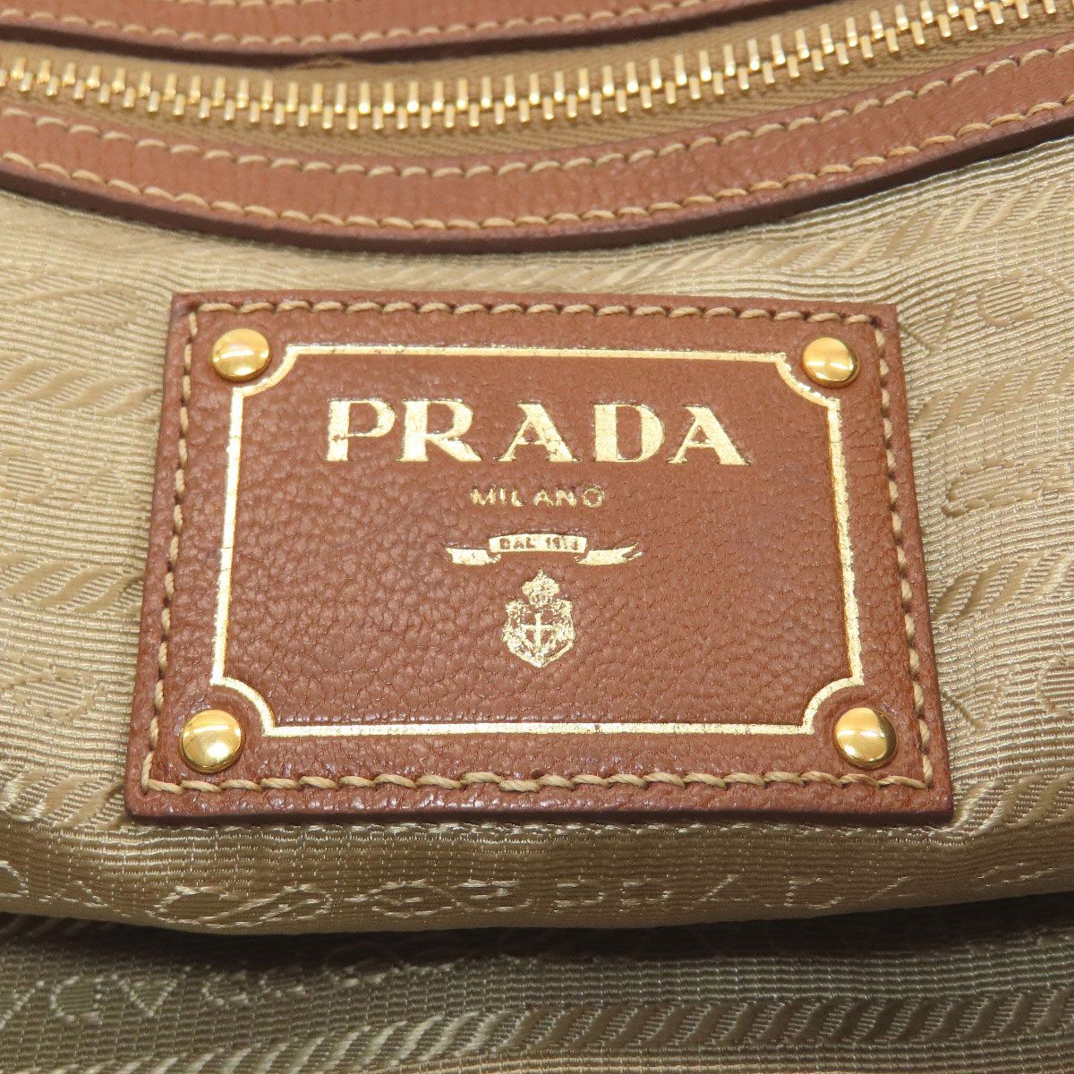 Prada Fiocco 2-Way Handbag Canvas — view 6