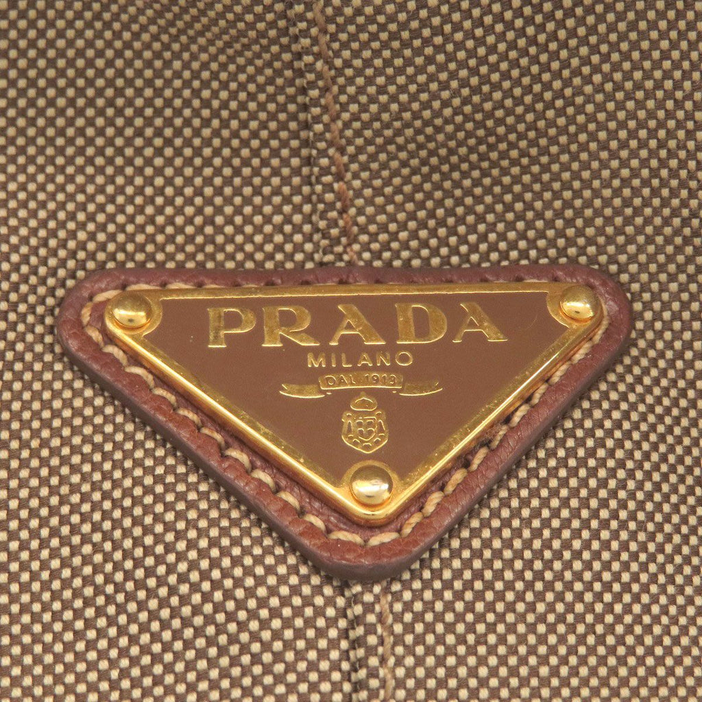 Prada Fiocco 2-Way Handbag Canvas — view 7