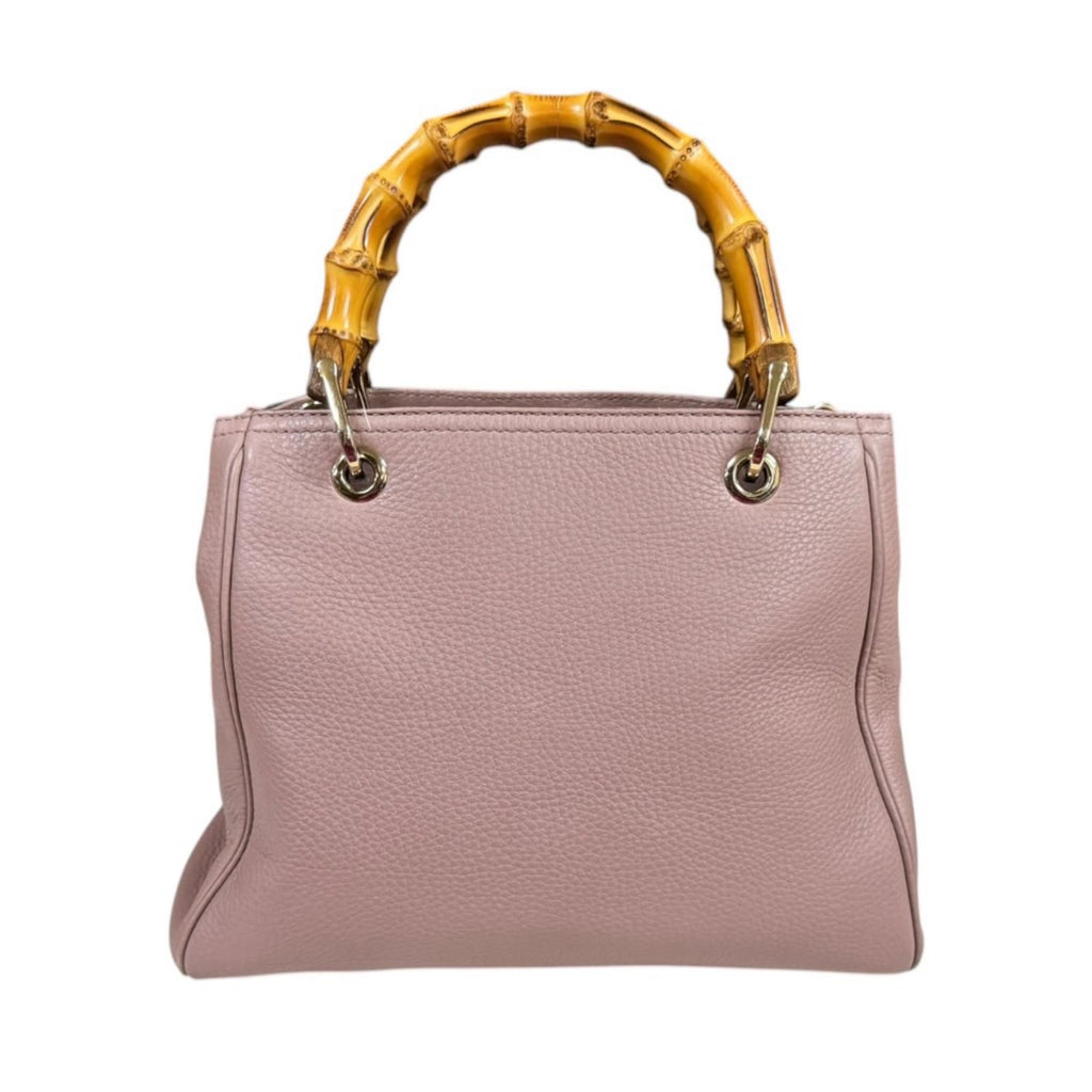 Gucci Bamboo Shoulder Bag Leather Pink — view 3