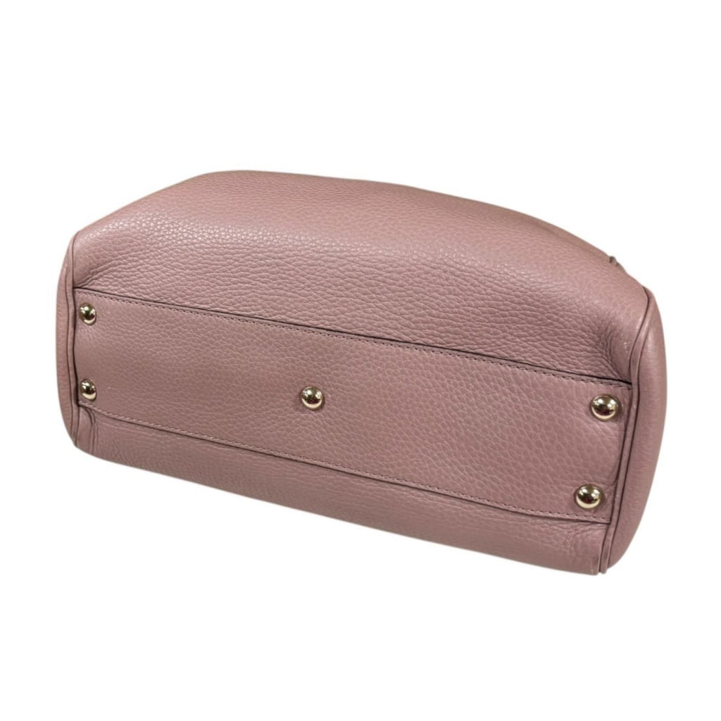Gucci Bamboo Shoulder Bag Leather Pink — view 5