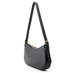 Louis Vuitton Shoulder Bag Calfskin Leather Pochette LV Blue Back Black — view 2