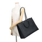 Louis Vuitton Tote Monogram Empreinte On The Go GM 2-Way Shoulder Bag Black — view 5
