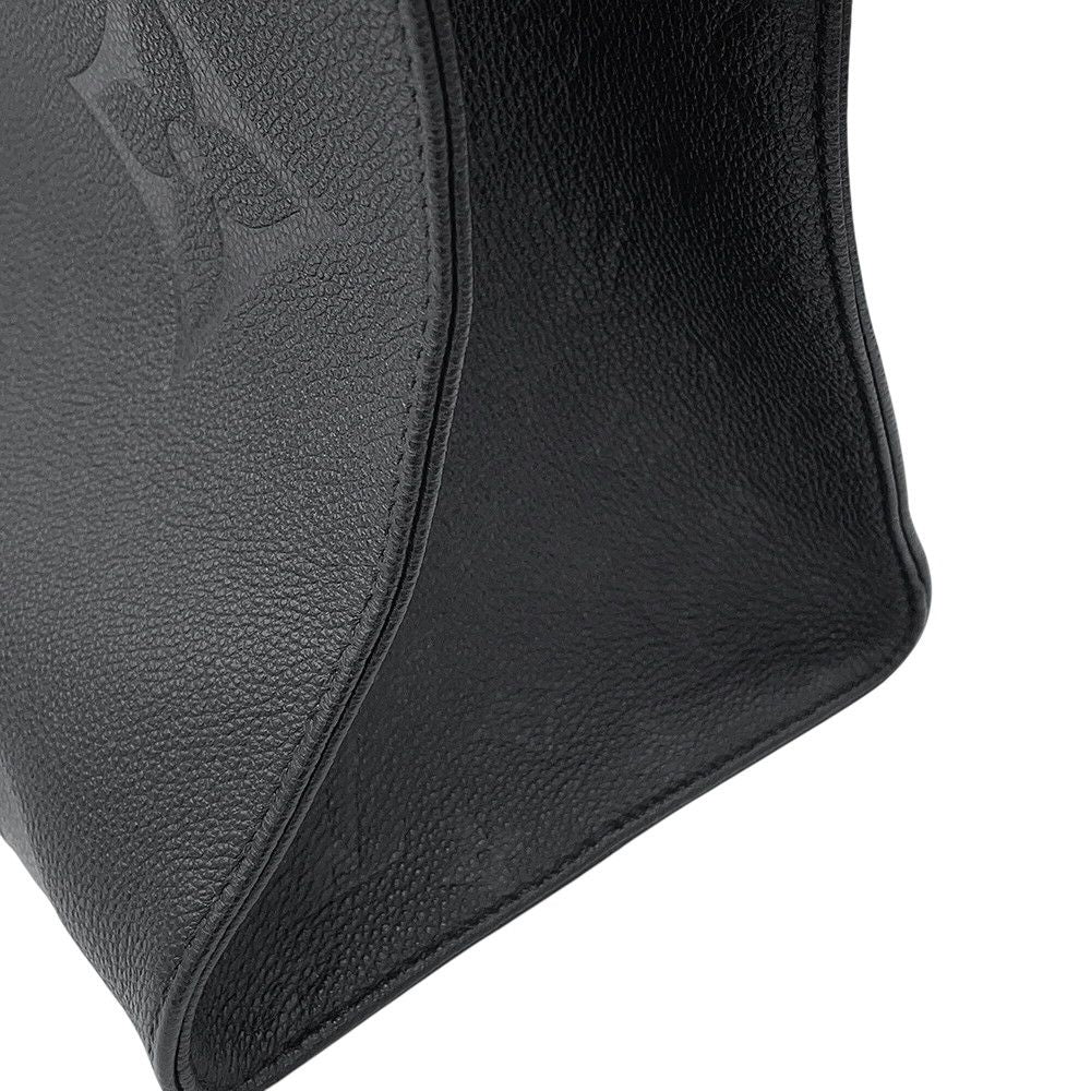 Louis Vuitton Tote Monogram Empreinte On The Go GM 2-Way Shoulder Bag Black — view 8
