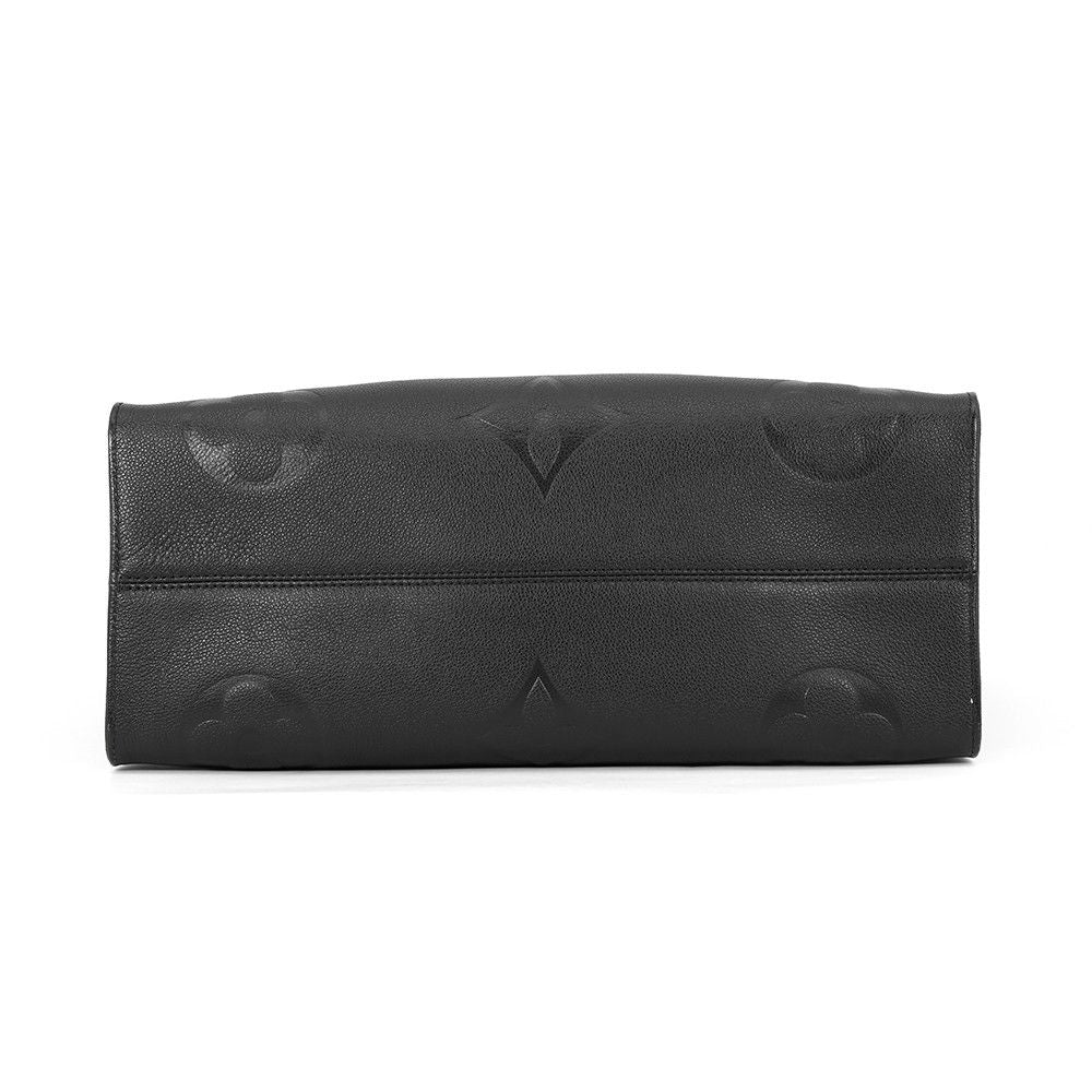 Louis Vuitton Tote Monogram Empreinte On The Go GM 2-Way Shoulder Bag Black — view 3