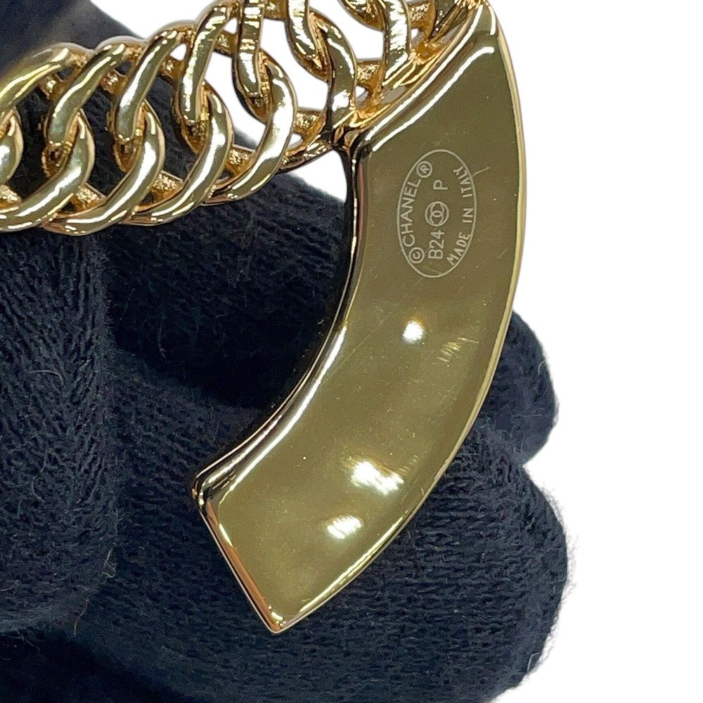 Chanel Brooch CC Logo Metal Rhinestone — view 6