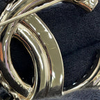 Chanel Brooch CC Logo Rhinestone Faux Pearl Lambskin — view 5