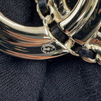Chanel Brooch CC Logo Rhinestone Faux Pearl Lambskin — view 7