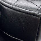 Chanel Bag Charm Quilted Heart Mini Lambskin Black — view 6
