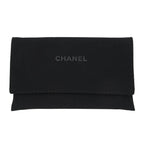 Chanel Coin Case CC Logo Apple Motif Zip Purse Goatskin Wallet Black — view 7