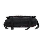 Chanel Chain Shoulder Bag CC Logo Tweed Nylon Black — view 4