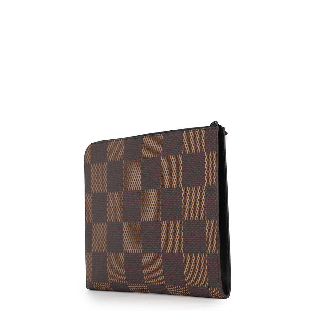 Louis Vuitton Clutch Damier Ebene Giant Pochette Jour LV Squared Collaboration — view 2