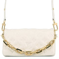 Louis Vuitton Shoulder Bag Monogram Pattern Lambskin Pochette Cousin White