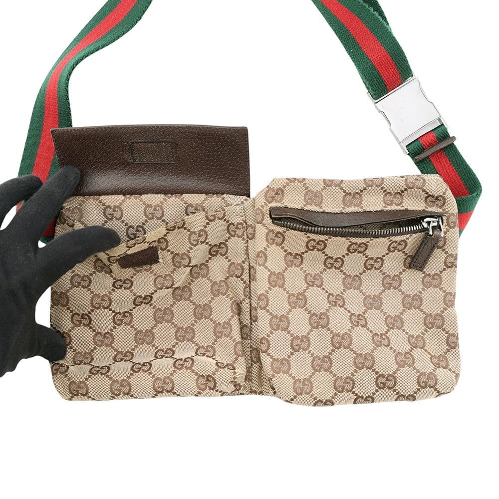 Gucci Waist Bag GG Canvas — view 6