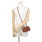 Celine Handbag Cuill Triomphe Mini Boston Smooth Calf Leather 2-Way Brown — view 5