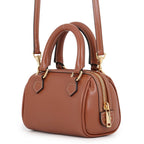 Celine Handbag Cuill Triomphe Mini Boston Smooth Calf Leather 2-Way Brown — view 2