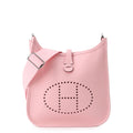 Hermes Shoulder Bag Evelyne 3 23 Rose Sakura Silver Taurillon Clemence