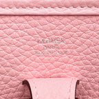 Hermes Shoulder Bag Evelyne 3 23 Rose Sakura Silver Taurillon Clemence — view 8