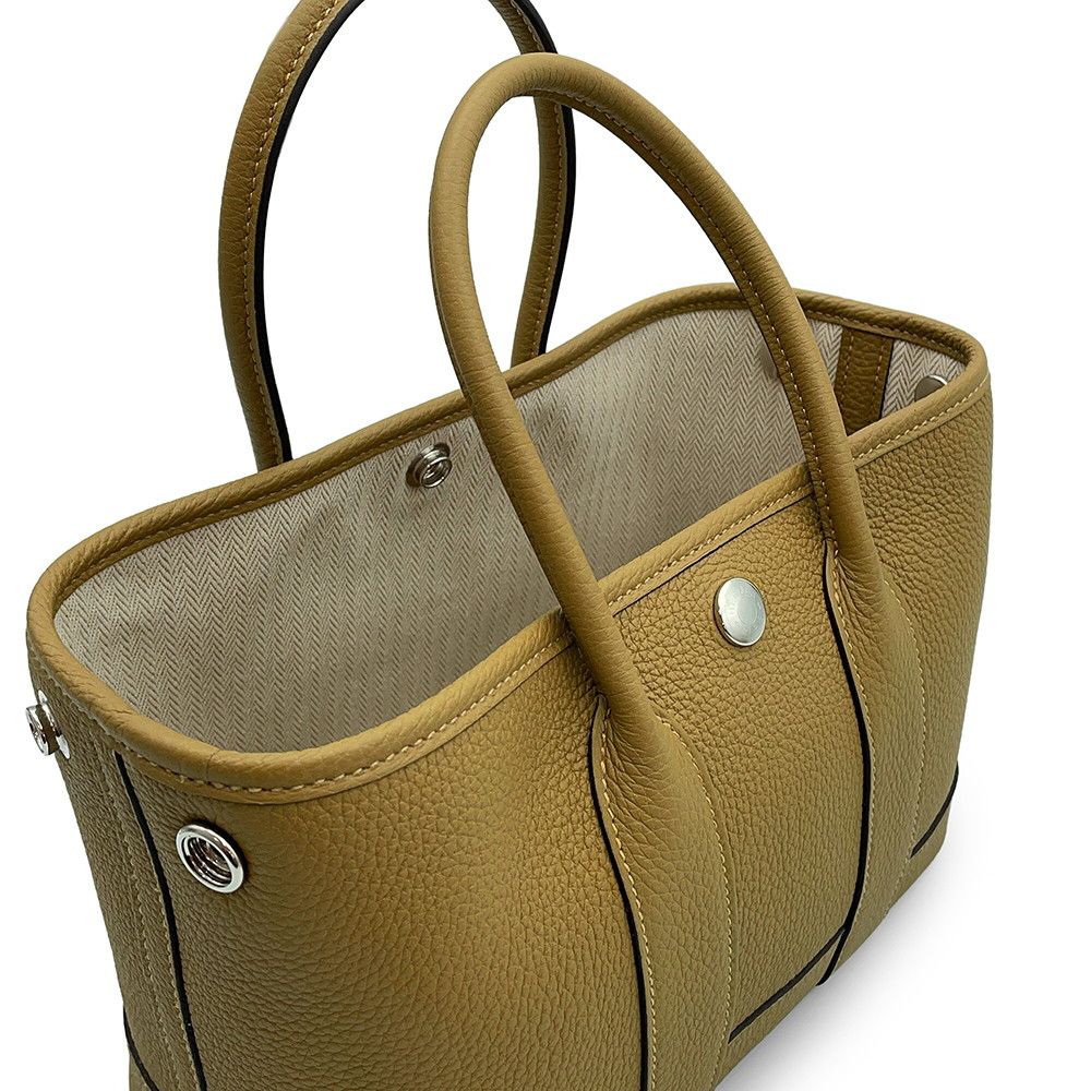 Hermes Tote Neo Garden 23 Party Dune Silver Togo — view 6
