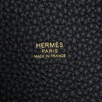 Hermes Handbag Picotin Lock PM Canvas Gold Taurillon Clemence Tote — view 8