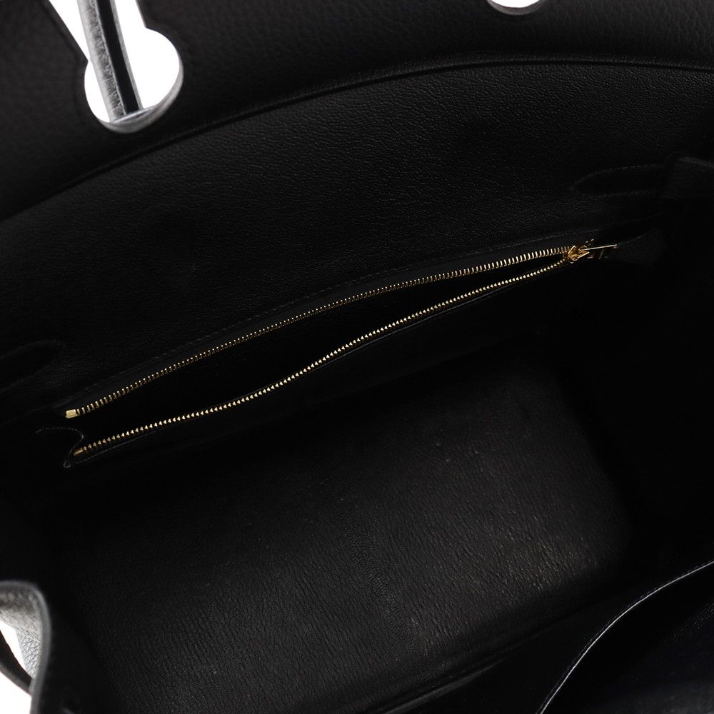 Hermes Birkin 30 Black Pink Gold Togo Handbag — view 6