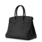 Hermes Birkin 30 Black Pink Gold Togo Handbag — view 2