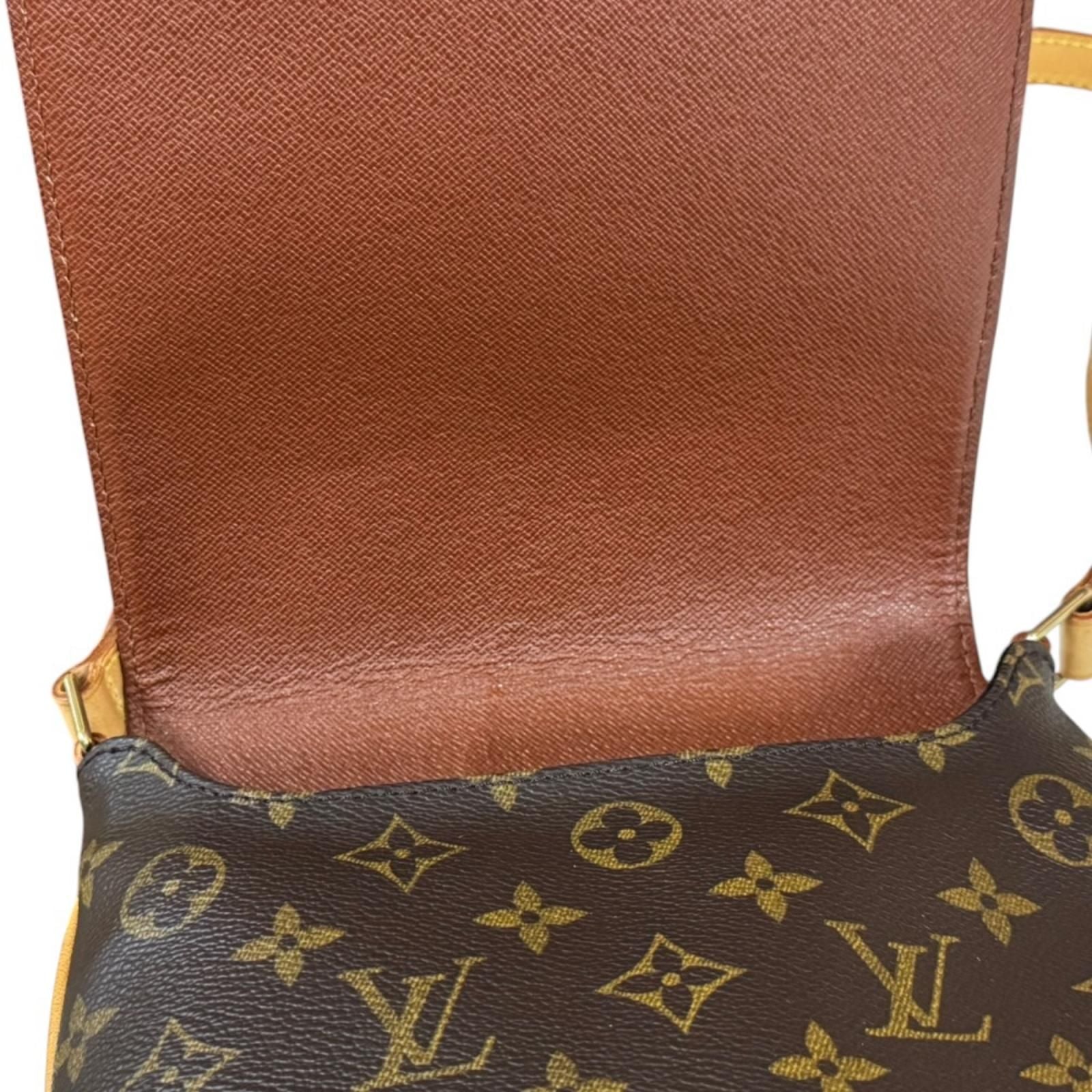 Louis Vuitton Musette Salsa Short Monogram Shoulder Bag Canvas Brown — view 7