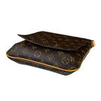Louis Vuitton Musette Salsa Short Monogram Shoulder Bag Canvas Brown — view 5
