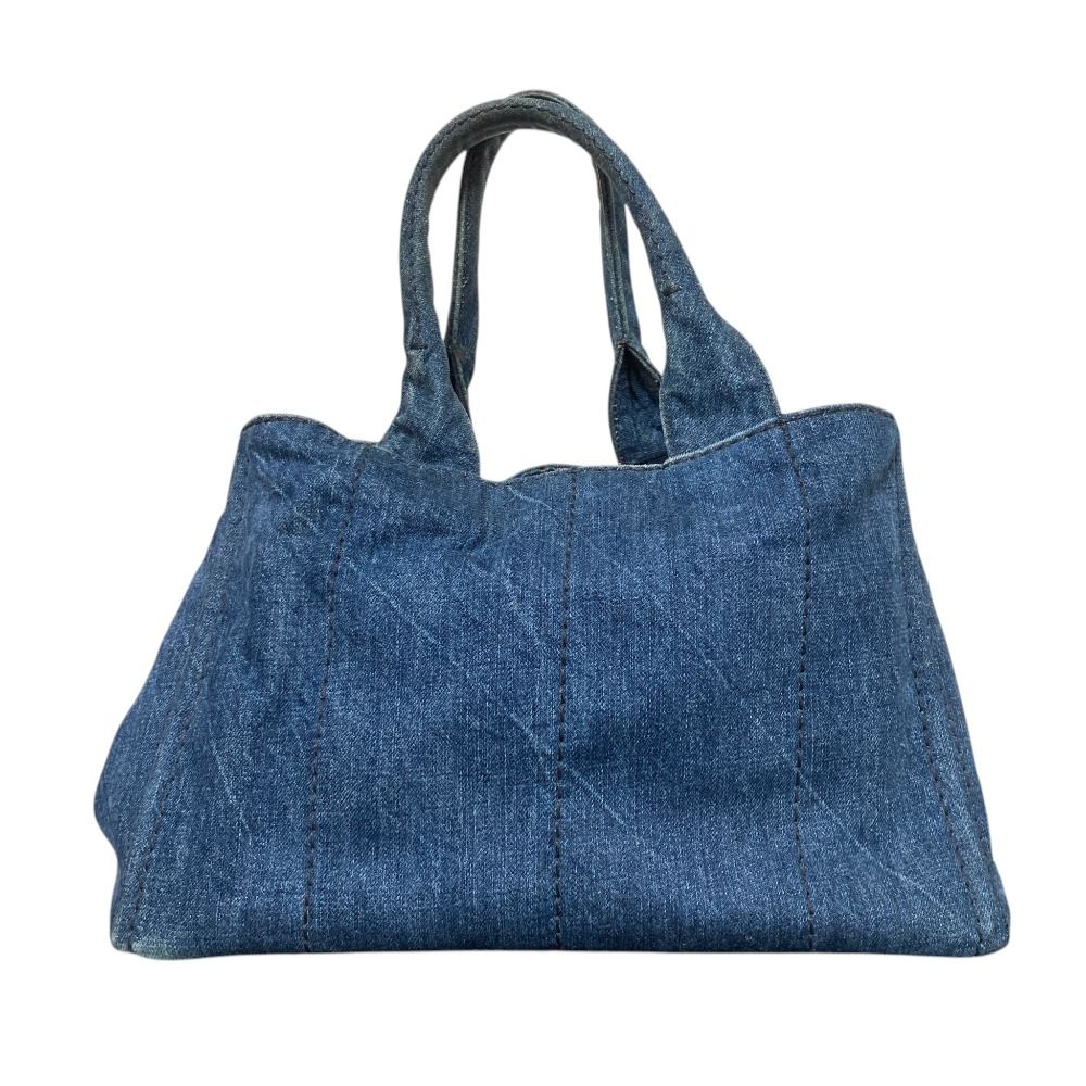 Prada Denim Canapa Tote Indigo — view 2