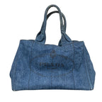 Prada Denim Canapa Tote Indigo